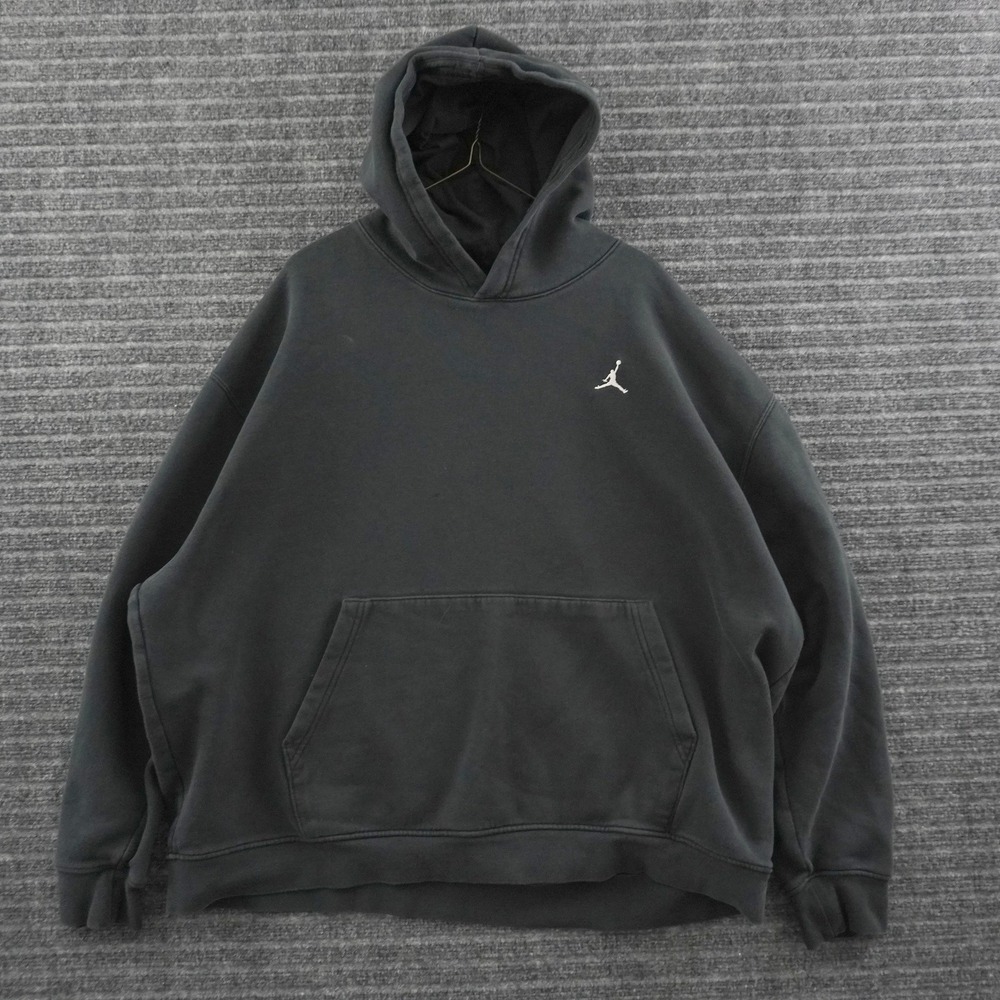 Jordan Hoodie Mens XXL Black Jumpman Pullover Sweatshirt